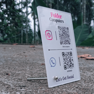 WhatsApp & Instagram Qr Potrai Stand
