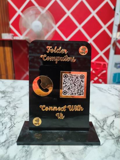 Digital Business Card NFC enabled Acrlyic Transparent - Image 2