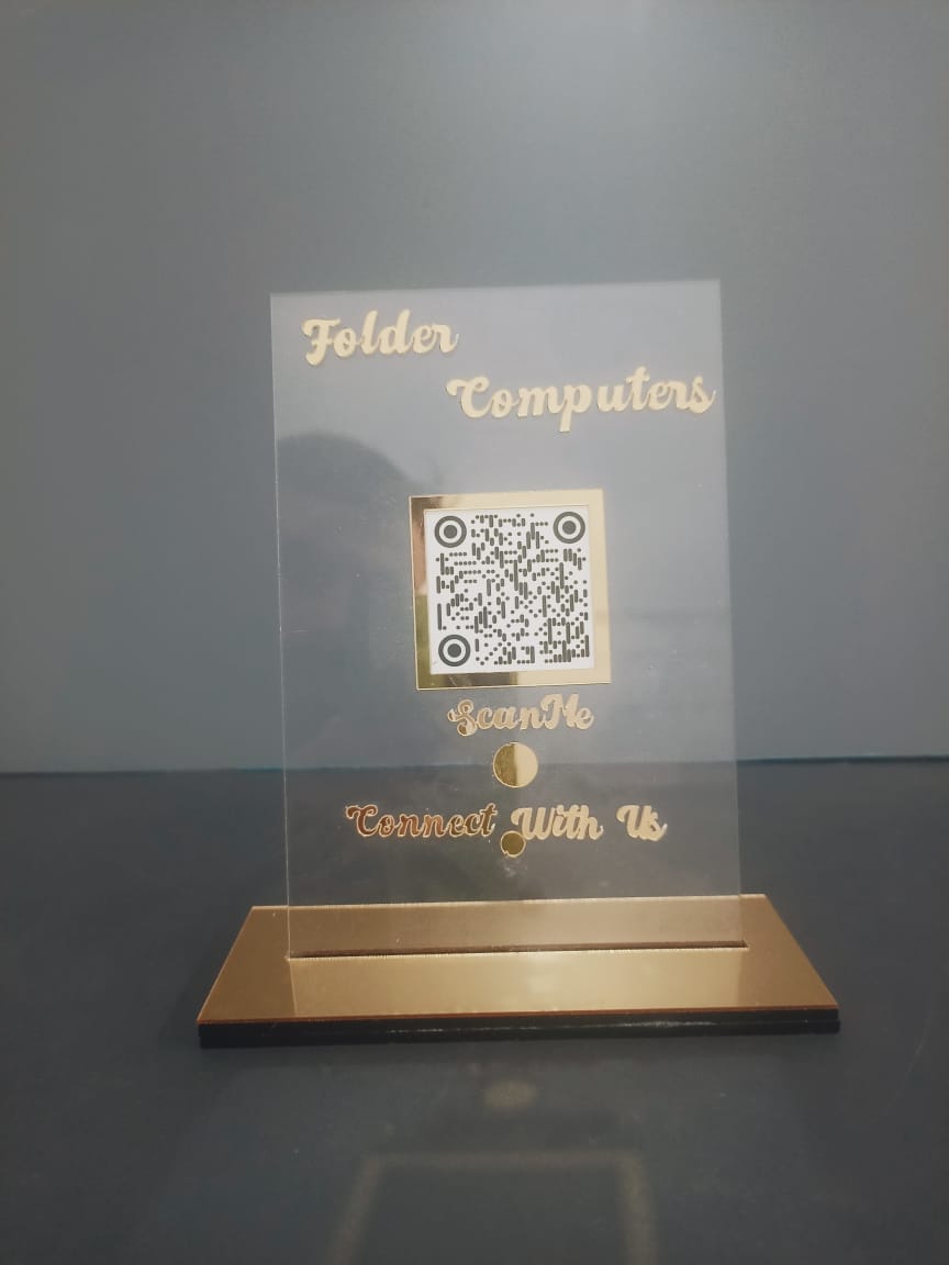 Digital Business Card NFC enabled Acrlyic Transparent - Image 3