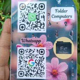 Premium A6 Custom Background QR Stand